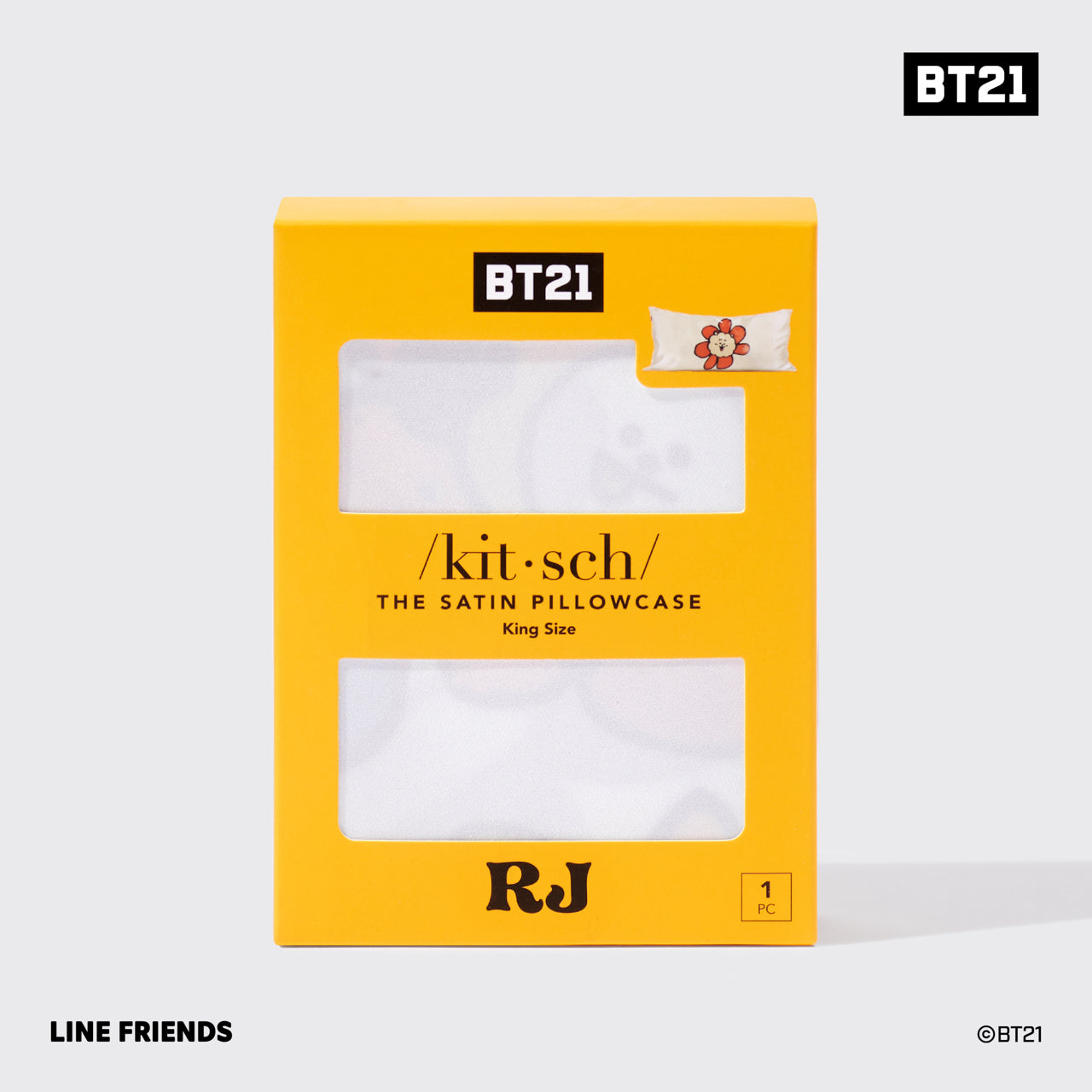 Kitsch x BT21 Taie d'oreiller RJ - King