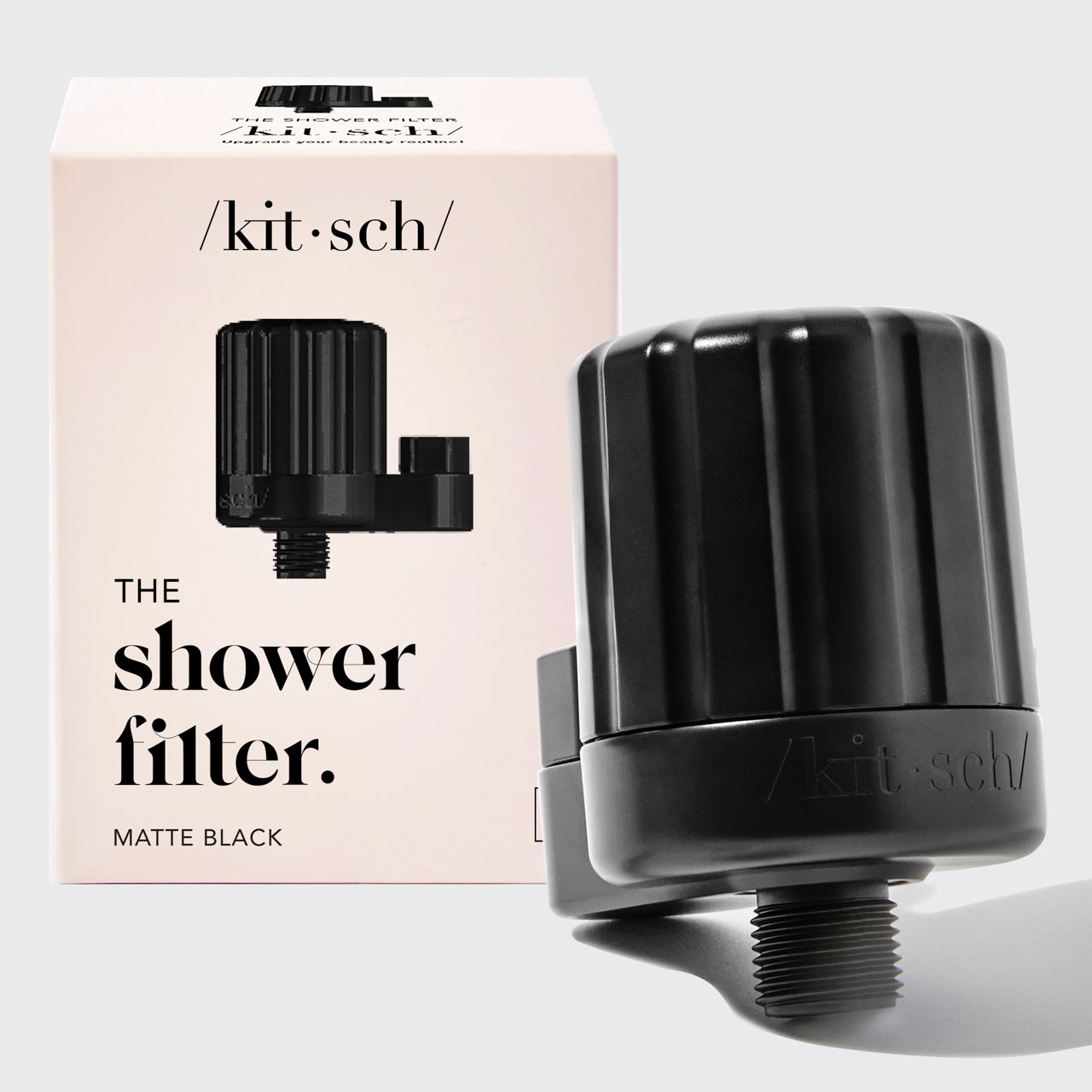 Set Filtro de Ducha + Champú y Acondicionador 4uds - Negro
