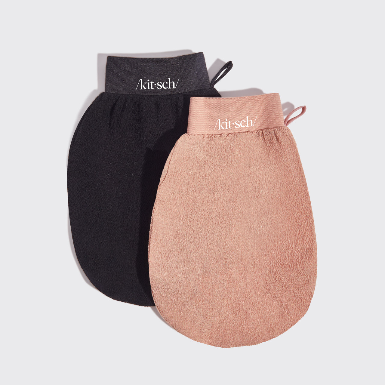 Guante Exfoliante 2uds - Negro y Terracota