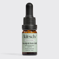 Muestra de aceite equilibrante para cuero cabelludo y cabello con romero y biotina - 0.34fl oz./10mL