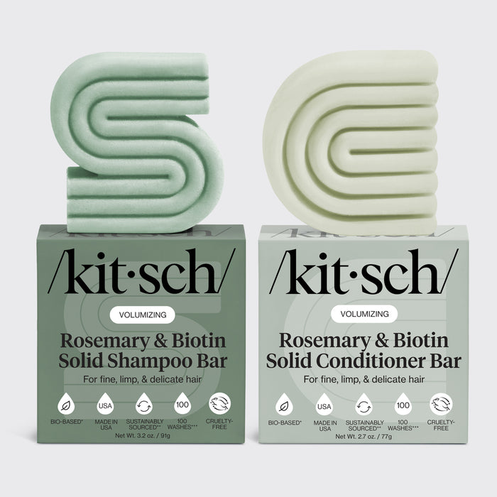 Combo Shampoo e Condicionador Volumizador de Alecrim e Biotina