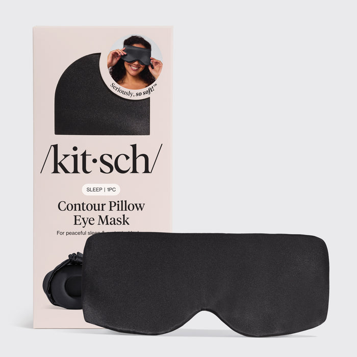 Antifaz contorneado tipo almohada color gris marengo
