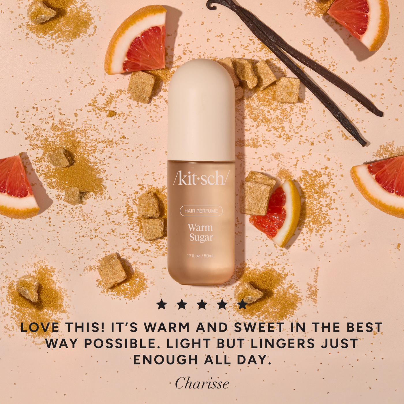 Parfum pour cheveux Sucre chaud