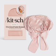 Gorro de satén extragrande - Blush
