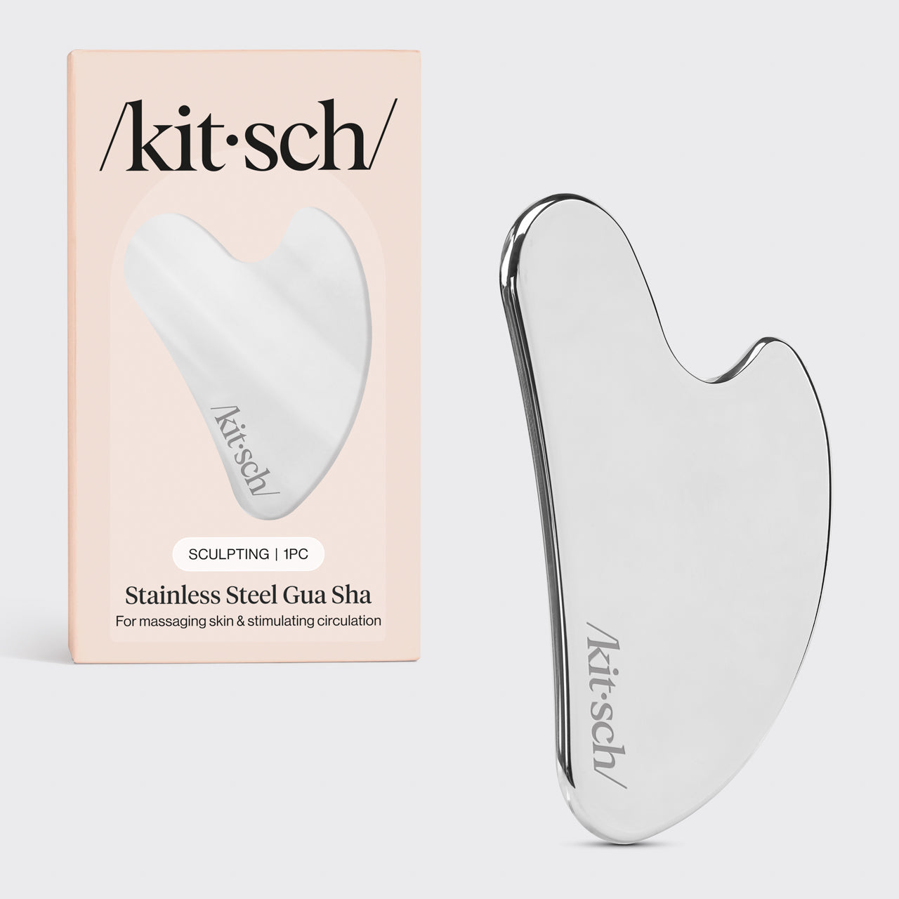 Gua Sha in acciaio inossidabile