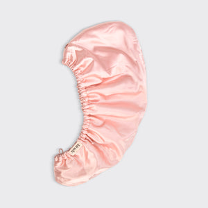 Asciugamano per capelli avvolto in raso - Blush