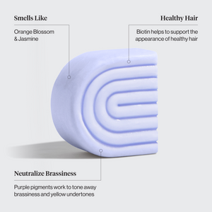 Shampooing et conditionneur violet pour cheveux colorés et gris