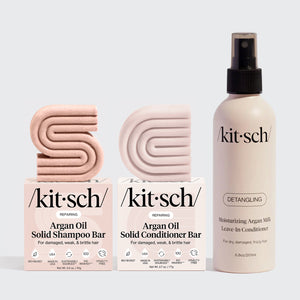 Pack de Champú y Acondicionador de argán + Acondicionador sin aclarado