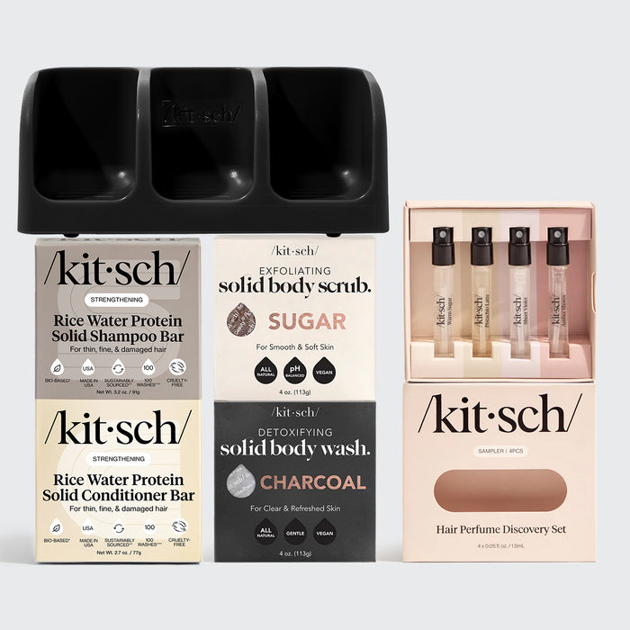 Crea tu set de champú y acondicionador — incluye GRATIS carrito de ducha autovaciante