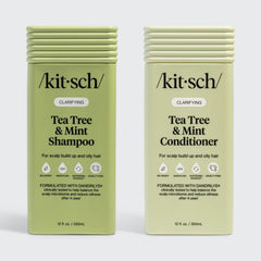 Ensemble shampooing et après-shampooing clarifiant au tea tree et à la menthe