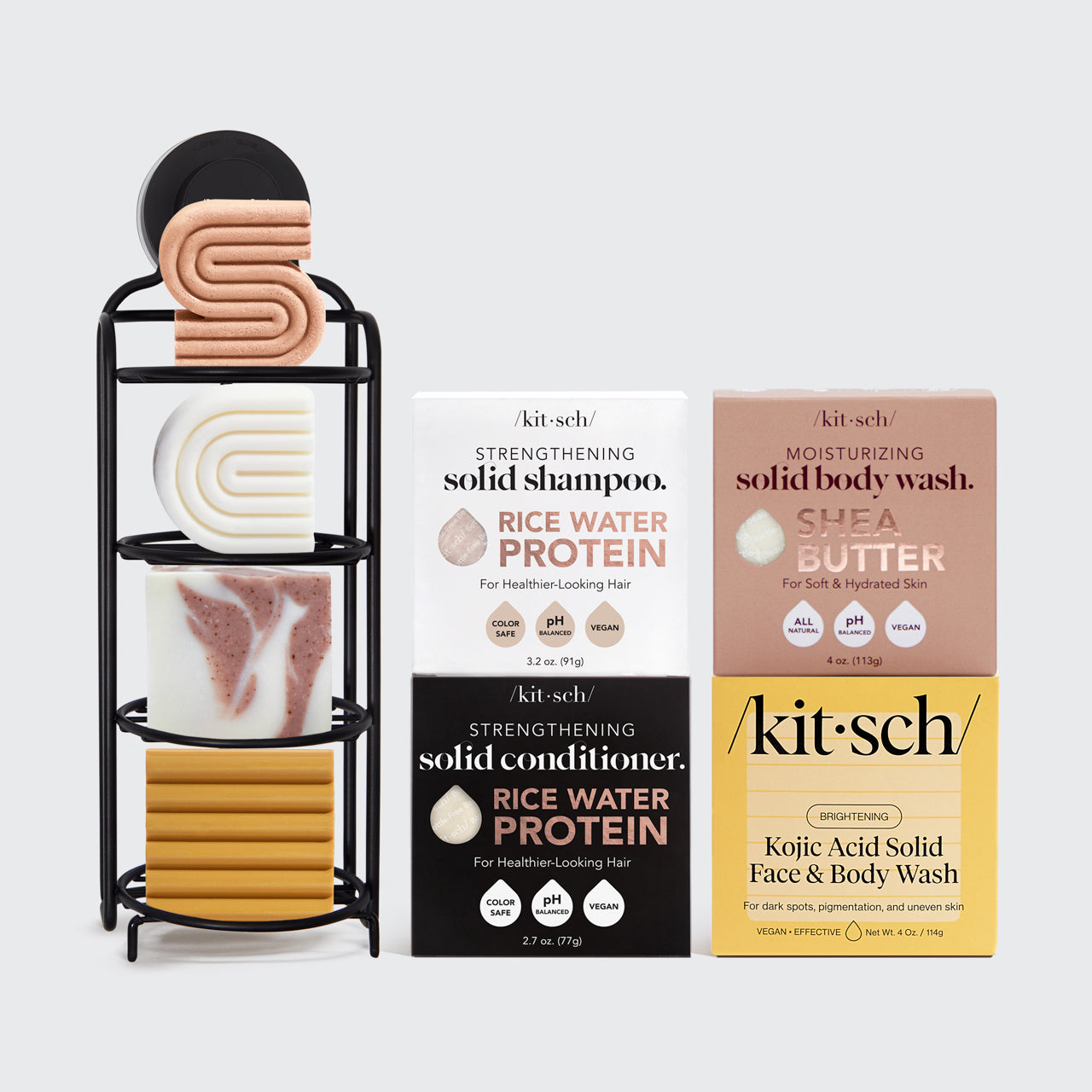 Stellen Sie Ihr Shampoo & Conditioner Set + Duschseifen Set zusammen