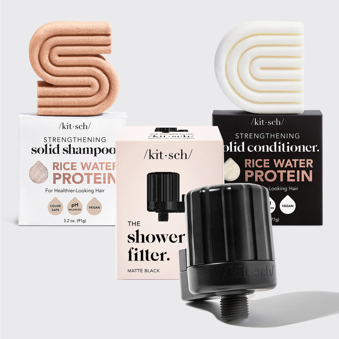 Pack Detox + Filtro de Ducha descalcificador - Negro