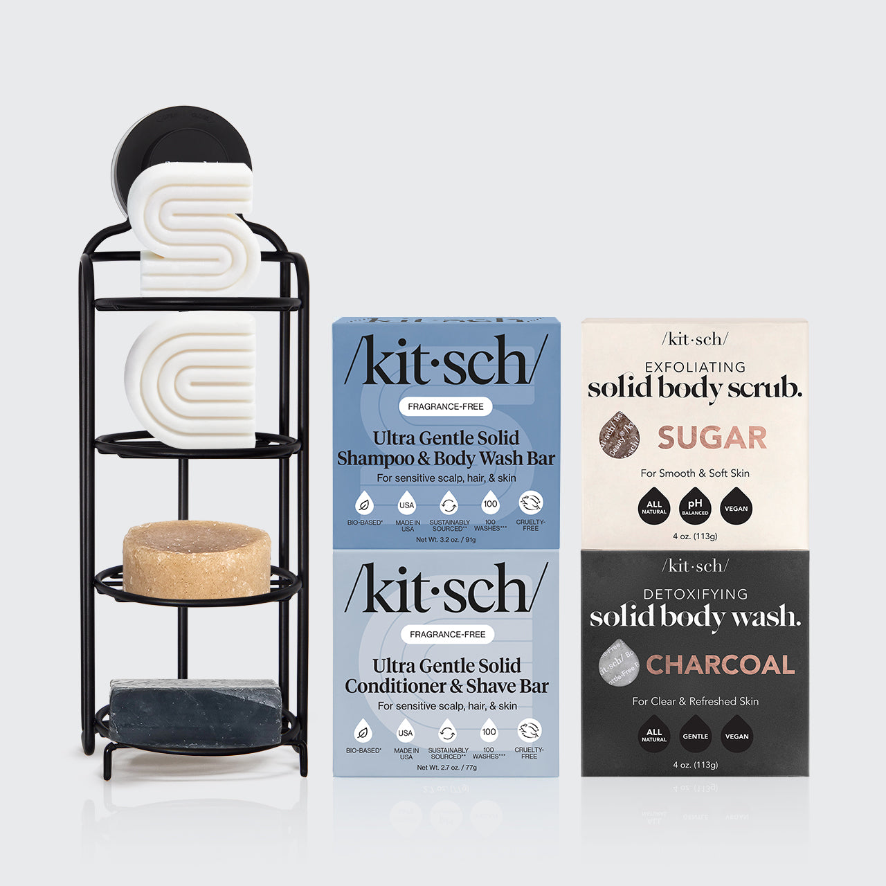 Crea tu set de champú y acondicionador — incluye GRATIS carrito de ducha autovaciante