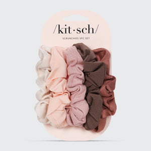 Ποικιλία σετ Scrunchies 5 τεμαχίων - Terracotta